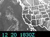 GOES Infrared Satellite Image of the Northern Pacific